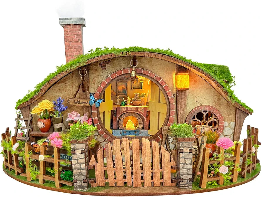DIY Miniature Wooden 3D Puzzle Dollhouse Kit