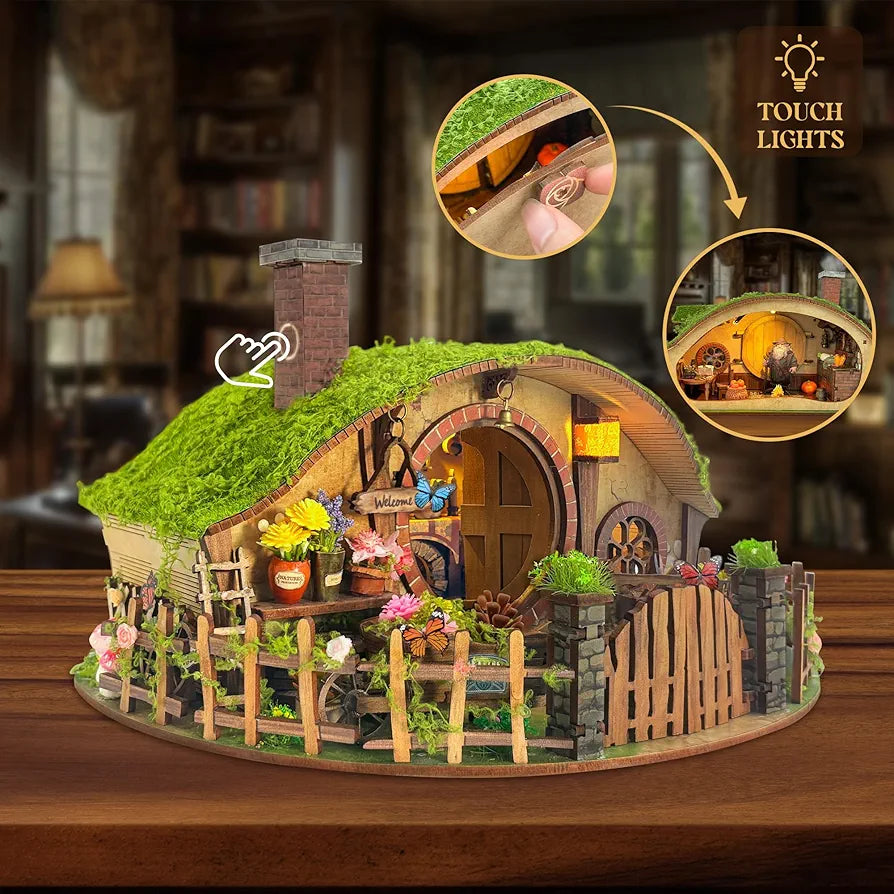DIY Miniature Wooden 3D Puzzle Dollhouse Kit