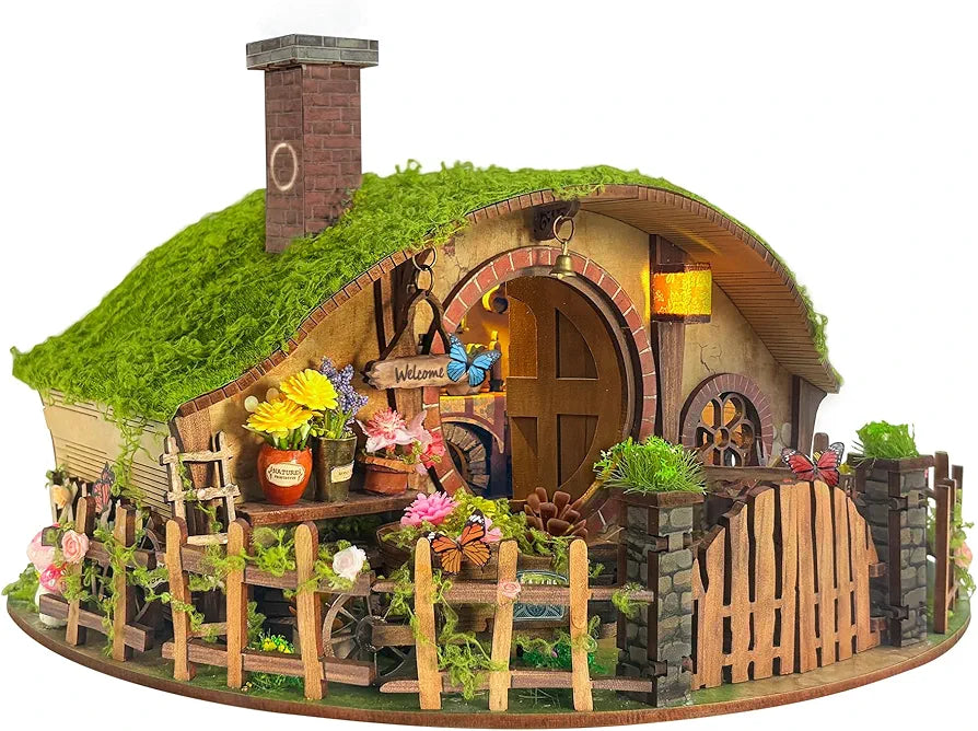 DIY Miniature Wooden 3D Puzzle Dollhouse Kit