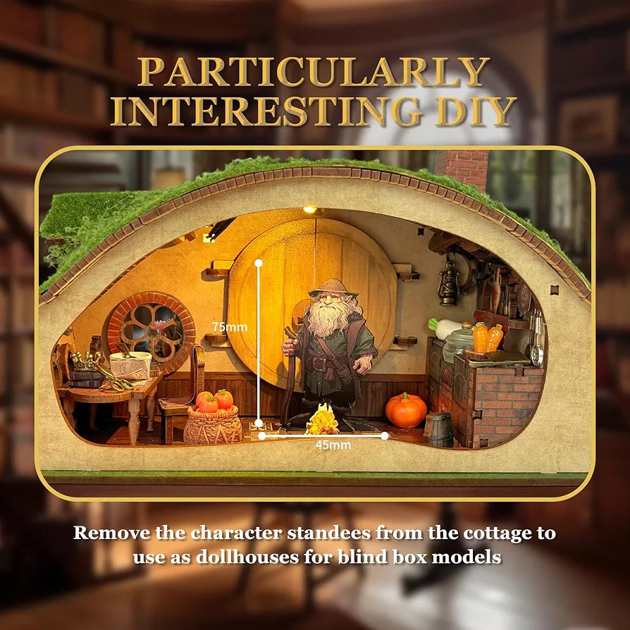 DIY Miniature Wooden 3D Puzzle Dollhouse Kit